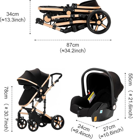 Babystroller + Car seat 3IN1